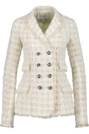 Giambattista Valli Bouclé double-breasted blazer