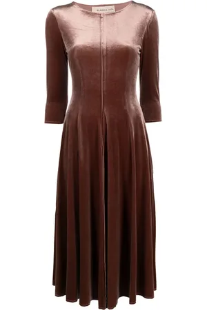 BLANCA Adonis velvet midi dress
