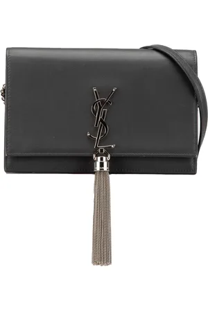Saint Laurent 2017 Smooth Calfskin Monogram Kate Tassel Chain Wallet crossbody bag