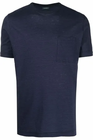 ZANONE Chest-pocket striped T-shirt