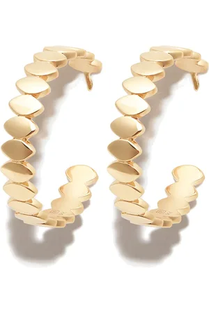Sydney Evan Medium 14kt yellow Marquis hoops