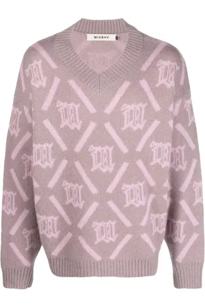 MISBHV Intarsia-knit logo jumper