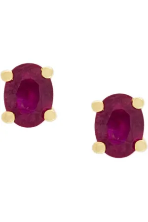 WOUTERS & HENDRIX 18kt yellow ruby stud earrings
