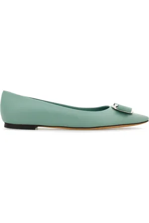Salvatore Ferragamo New Vara-bow lambskin ballerina shoes