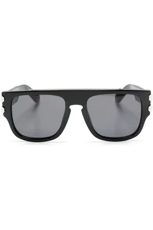 Philipp Plein Logo-plaque square-frame sunglasses