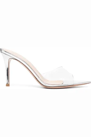 Gianvito Rossi Elle 85mm transparent-strap sandals