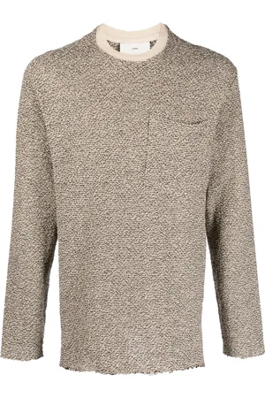 SONG FOR THE MUTE Long-sleeve distressed sweatshirt