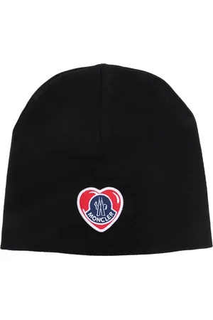 Moncler Logo-patch fine-knit beanie