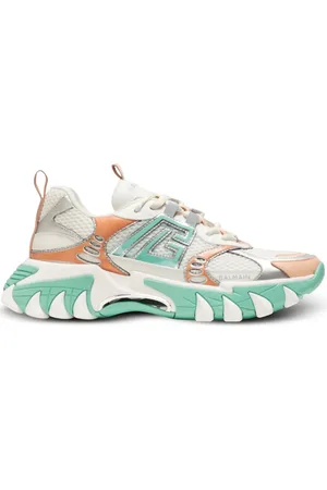 Balmain B-East panelled low-top sneakers
