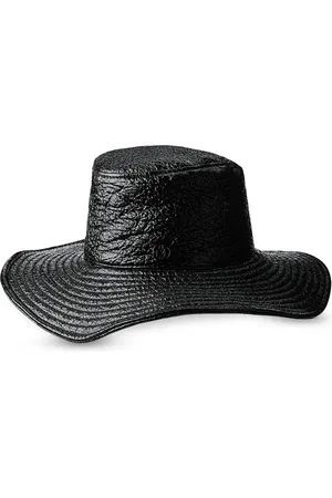 Le Mont St Michel Lauren crinkled-finish hat