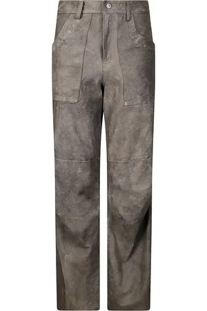 SALVATORE SANTORO Leather trousers