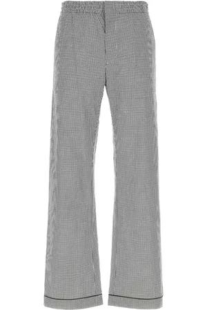 Prada Gingham-check trousers
