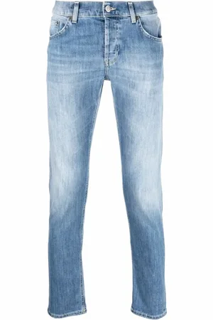 Dondup Stonewashed straight-leg jeans