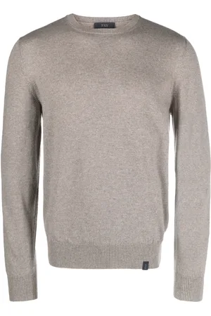 FAY Round-neck virgin-wool sweater