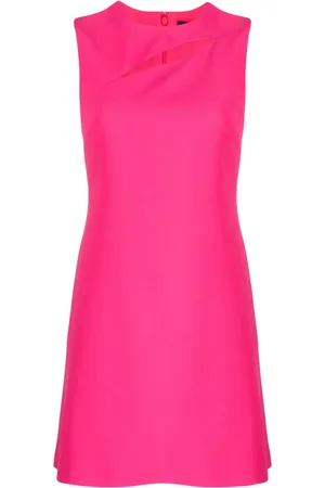 VERSACE Slashed sleeveless minidress
