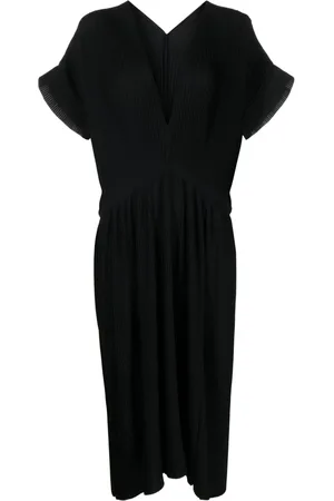 HENRIK VIBSKOV Transit plissé-crepe midi dress
