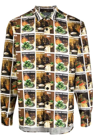 DENIM TEARS Sky High Farm printed shirt