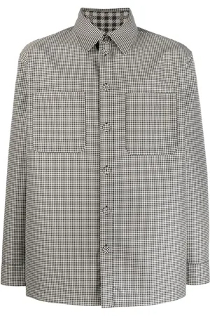 Fendi Reversible houndstooth-check jacket