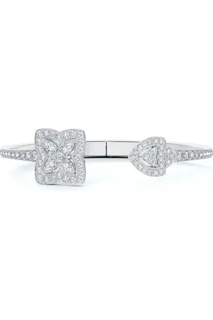 De Beers 18kt gold Enchanted Lotus diamond bangle