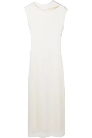 Gloria Coelho Sequin-embellished asymmetric-neck dress