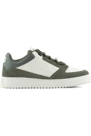 Emporio Armani Logo-debossed panelled sneakers