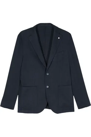 LUIGI BIANCHI MANTOVA Herringbone blazer