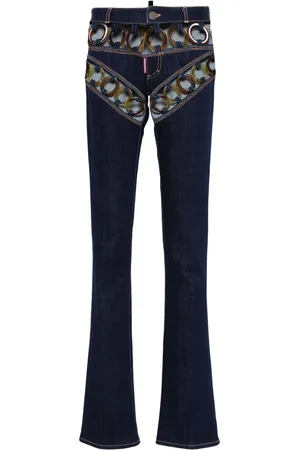 Dsquared2 Woodstock Trumpet flared jeans