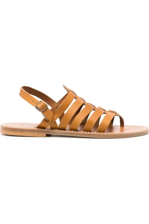K jacques Homer caged leather sandals