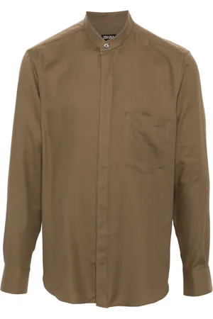 Ermenegildo Zegna Band-collar shirt