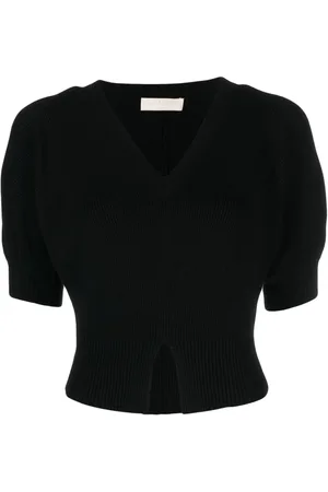 ULLA JOHNSON Eila ribbed V-neck top