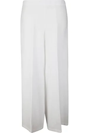 STEFANO MORTARI Linen palazzo trousers