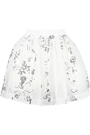 Simone Rocha Sequin-embellished tulle miniskirt