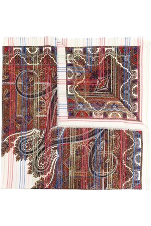 Saint Laurent 1970s paisley print scarf
