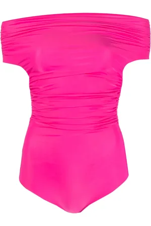 The Andamane Off-shoulder ruched bodysuit