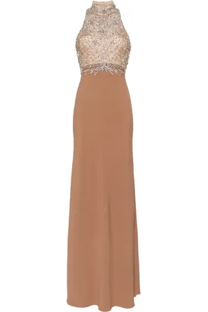 Jenny Packham Orion crystal-embellished gown