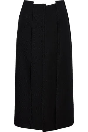 Proenza Schouler High-waist twill midi skirt