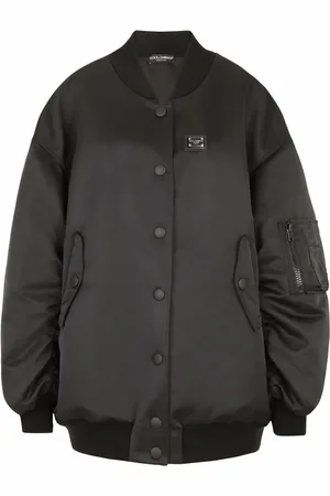 Dolce & Gabbana Logo-tag duchesse bomber jacket