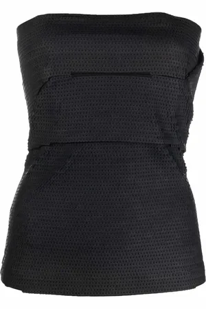 Rick Owens Embroidered bustier top