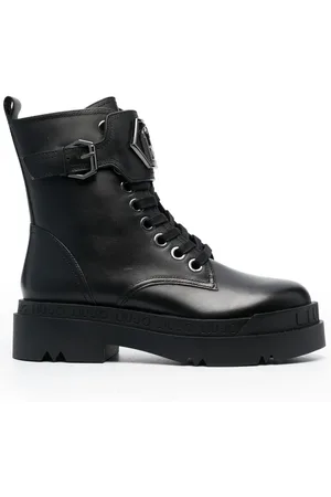 Liu Jo Logo-plaque combat boots