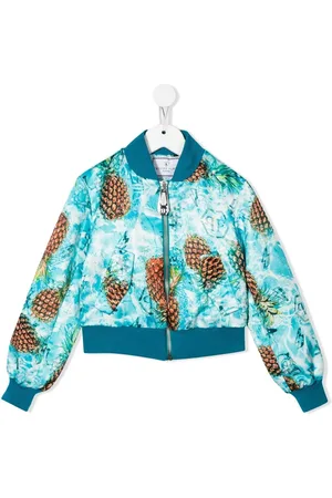 Philipp Plein Pineapple-print bomber jacket