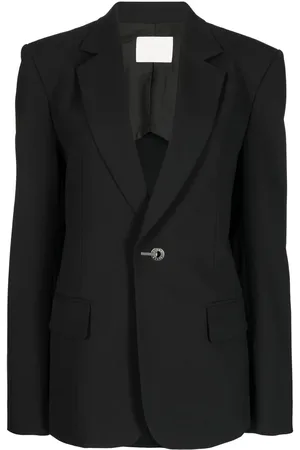 DION LEE Belted single-breasted blazer