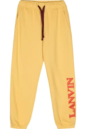 Lanvin X Future logo-embroidered cotton track pants