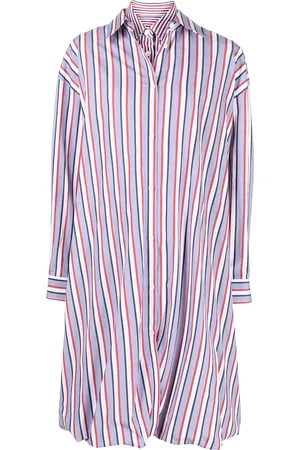 JUUN.J Stripe-detail shirt dress