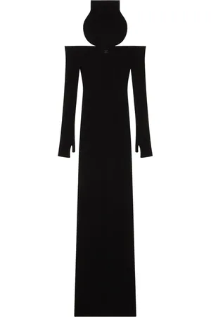 Courrèges Ribbed-knit maxi dress