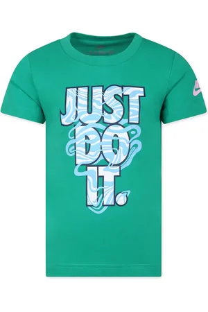 Nike Slogan-print cotton-blend T-shirt