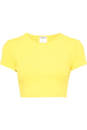 CHANEL 1997 cropped T-shirt