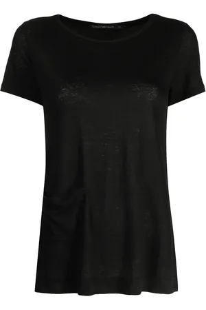 TRANSIT Boat-neck short-sleeve T-shirt