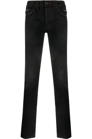 Philipp Plein Super Straight stonewashed jeans