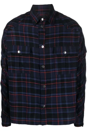 Kennel & Schmenger Plaid-check print shirt