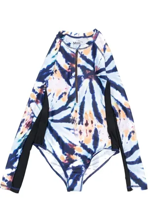 Molo Tie dye-print swim suit